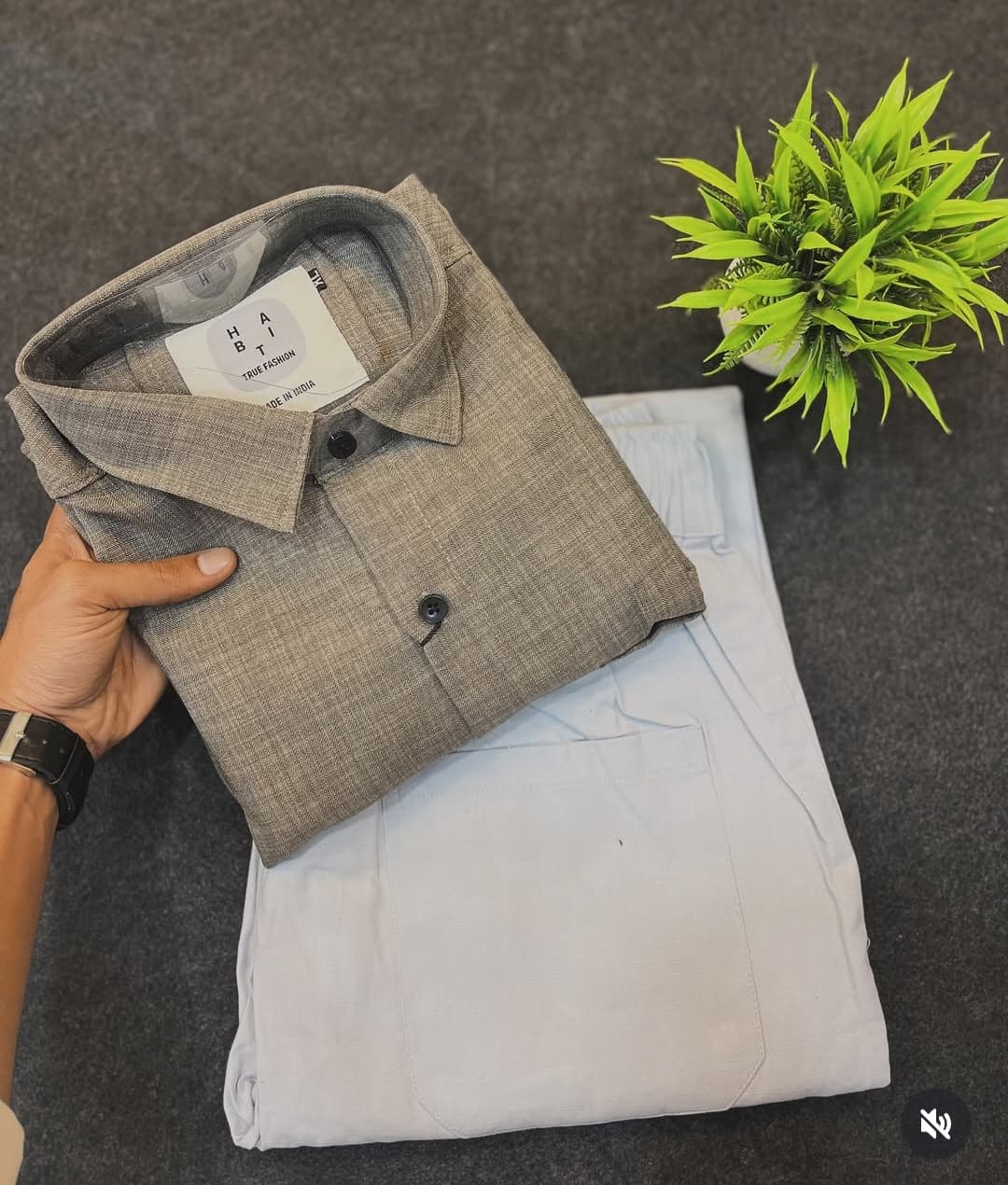 Formal shirt & pant combo